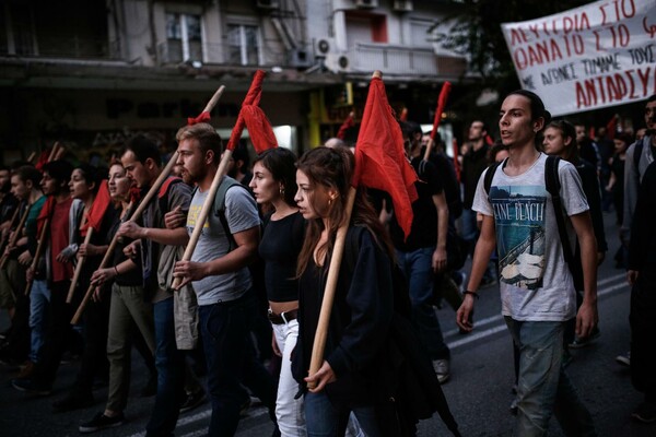 Πορεία για τα θύματα της Άγκυρας στη Θεσσαλονίκη