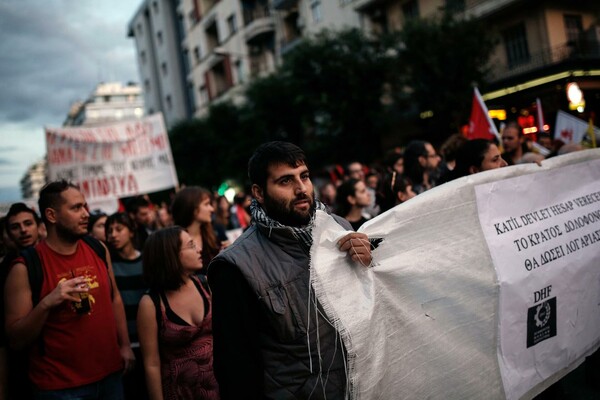 Πορεία για τα θύματα της Άγκυρας στη Θεσσαλονίκη