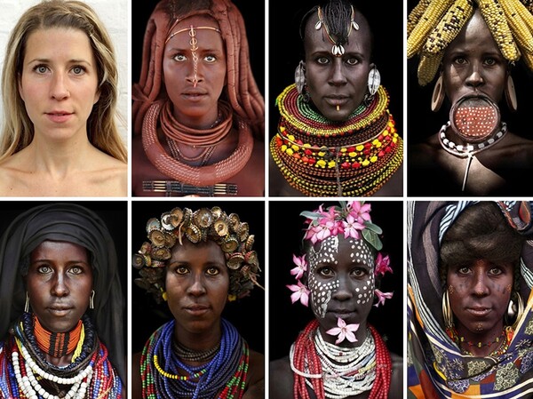 Aυτή η δημοσιογράφος μεταμορφώθηκε σε σειρά από πορτρέτα Αφρικανών γυναικών, αλλά εξόργισε το ίντερνετ