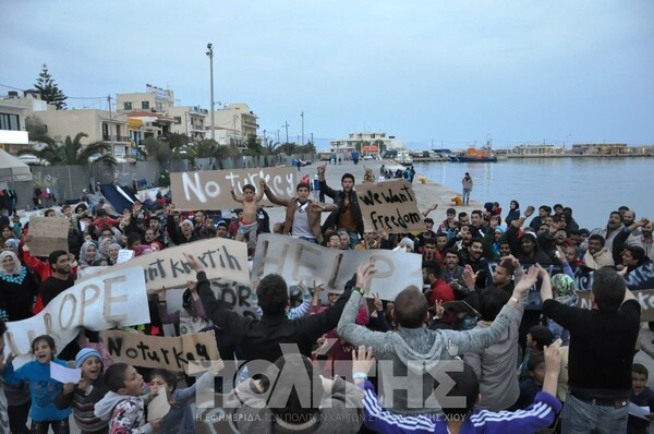 Αναβρασμός στη Χίο - Καλύτερα θάνατος παρά επιστροφή στην Τουρκία λένε οι πρόσφυγες