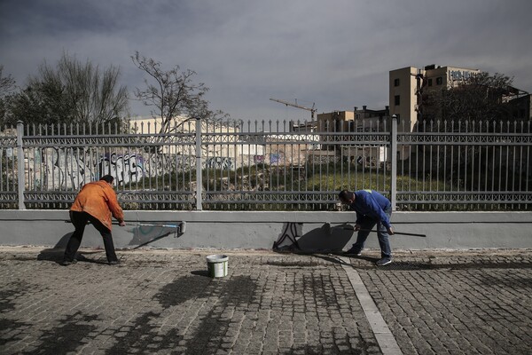 Ξεκίνησε ο καθαρισμός της Αθήνας από tags και γκράφιτι