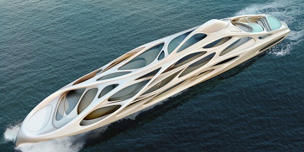 Τα αεροδυναμικά γιωτ της Zaha Hadid