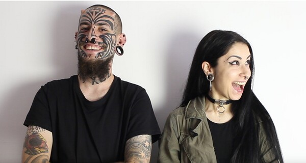 Tattoo lovers: Hela Nattfödd & Γιώργος Κοσμετάτος