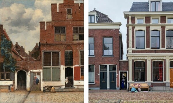 Ανακαλύφθηκε η ακριβής τοποθεσία για το "Δρομάκι" του Vermeer