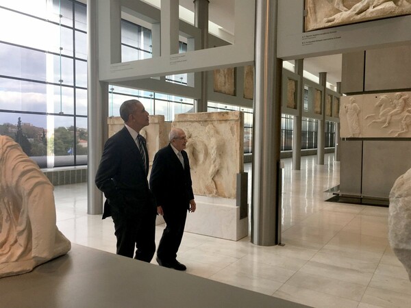 Ο θαυμασμός του Ομπάμα για το Μουσείο της Ακρόπολης: «Θα επιστρέψω μετά τη λήξη της θητείας μου»