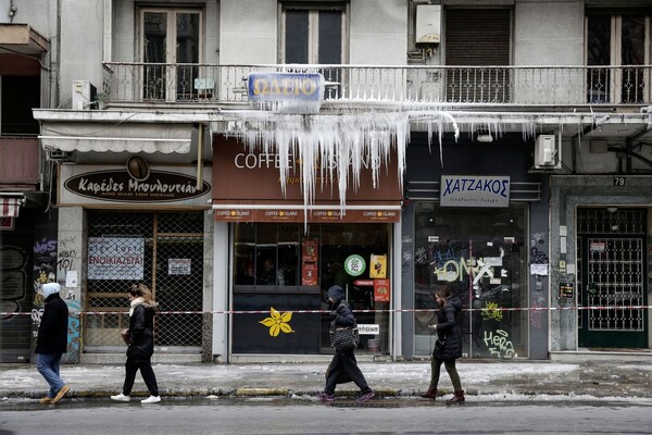 Κι όμως είναι στη Θεσσαλονίκη- 10 φωτογραφίες από την παγωμένη συμπρωτεύουσα