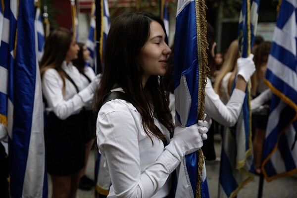 Η μαθητική παρέλαση στη Θεσσαλονίκη