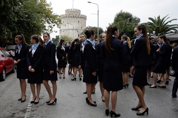 Η μαθητική παρέλαση στη Θεσσαλονίκη