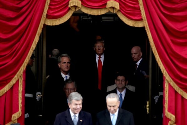 27 φωτογραφίες από την σημερινή ορκωμοσία του 45ου προέδρου της Αμερικής