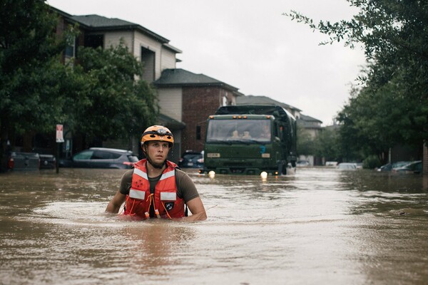 60 εικόνες από τον τυφώνα Harvey, που δείχνουν όλες τις πτυχές της καταστροφής