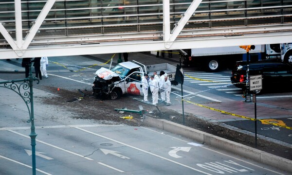 Τρομοκρατική επίθεση με φορτηγάκι στο Μανχάταν - 8 νεκροί και 11 τραυματίες