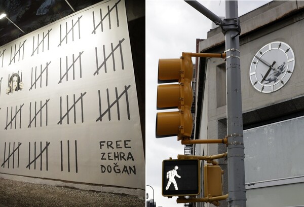 Ο Banksy επέστρεψε στη Νέα Υόρκη: Ο αρουραίος στο ρολόι και η φυλάκιση της δημοσιογράφου Zehra Dogan