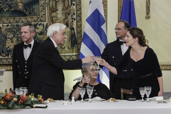 Φωτογραφίες μέσα από το επίσημο δείπνο για τον πρόεδρο του Ισραήλ
