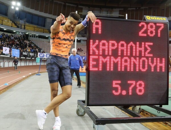 Παγκόσμιο ρεκόρ Εφήβων ο 19χρονος Καραλής στο επί κοντώ