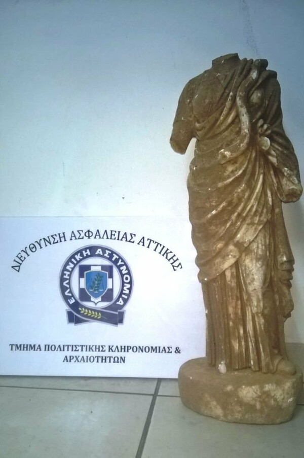 Άγαλμα μεγάλης αρχαιολογικής αξίας στα χέρια αρχαιοκαπήλων στη Σπάρτη
