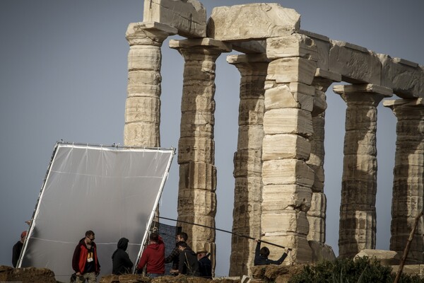 Άρχισαν τα γυρίσματα της σειράς του BBC στο Σούνιο - Οι πρώτες φωτογραφίες