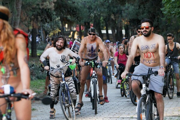 30 φωτογραφίες από την 9η Γυμνή Ποδηλατοδρομία της Θεσσαλονίκης