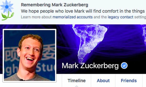 Το Facebook «σκότωσε» τον Μαρκ Ζάκερμπεργκ και άλλους δύο εκατομμύρια χρήστες