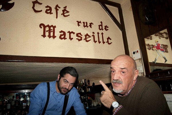 Με τον Φαμπρίτσιο Μπουλιάνι στο Rue de Marseille