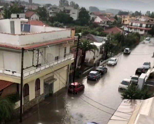 Εκτεταμένες ζημιές και προβλήματα από την κακοκαιρία που έπληξε ανατολική Μακεδονία και Ξάνθη