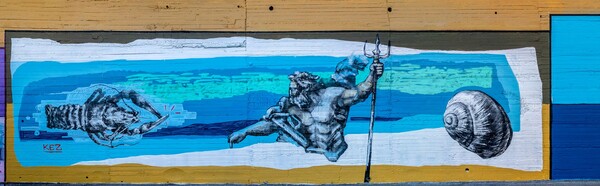 Τρεις Έλληνες καλλιτέχνες φέρνουν τη street art στα ακριτικά νησιά