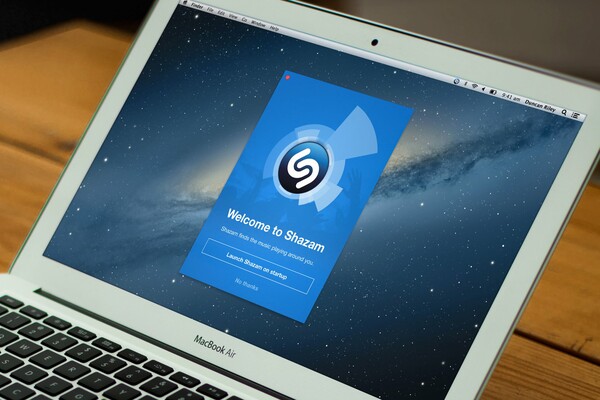 H εφαρμογή αναγνώρισης μουσικής shazam διαθέσιμη για Mac