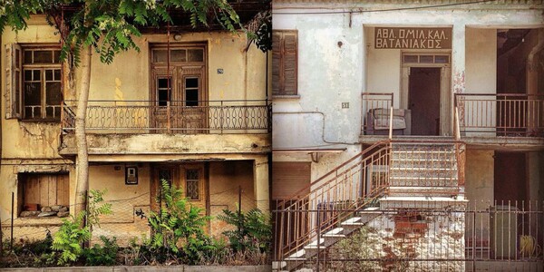 Εικόνες «αστικής φθοράς» από παλιά κτίρια της Κατερίνης