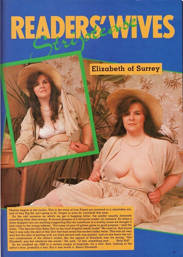Η ένδοξη πορεία της τραπεζικής υπαλλήλου, συζύγου και μητέρας Elizabeth Ηοgben στα πορνοπεριοδικά του '70
