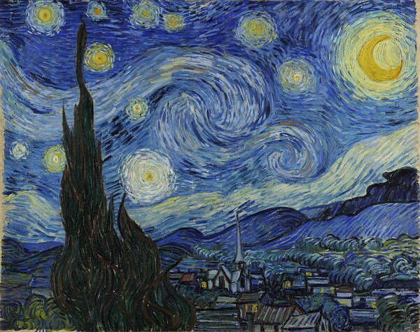 Πώς ο Βαν Γκογκ εμπνεύστηκε την «Έναστρη Νύχτα» από το «Μεγάλο Κύμα» του Χοκουσάι