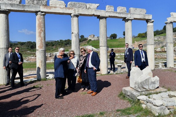 Η ξενάγηση του Στάινμαϊερ στην αρχαία Μεσσήνη - ΦΩΤΟΓΡΑΦΙΕΣ