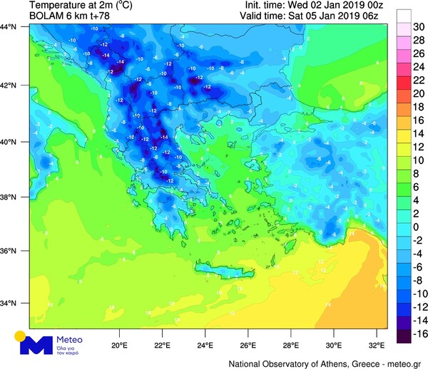 Στα λευκά η Ελλάδα από την επέλαση της Σοφίας - Χιόνια σχεδόν σε όλη τη χώρα