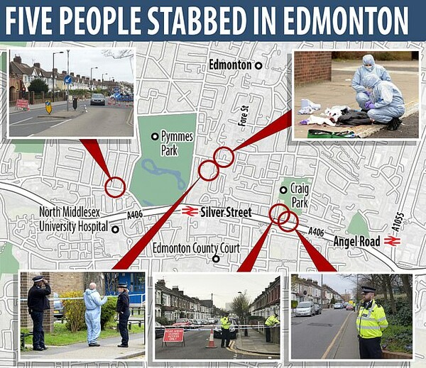 Θρίλερ στο Λονδίνο: Κάποιος μαχαιρώνει τυχαία κόσμο στο δρόμο - Πέντε θύματα σε τέσσερις μέρες