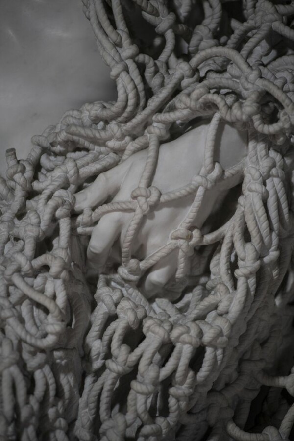 Ένα αριστούργημα στη Νάπολη- Το γλυπτό με το δίχτυ που κανείς δεν πιστεύει πως είναι όλο μάρμαρο