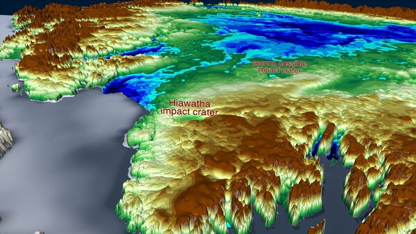 Η NASA ανακάλυψε δεύτερο τεράστιο κρατήρα από μετεωρίτη κάτω από τους πάγους της Γροιλανδίας