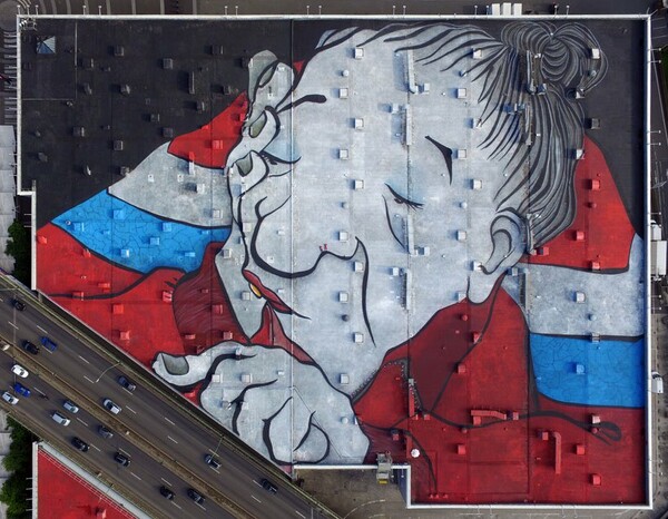 Το μεγαλύτερο mural της Ευρώπης δημιούργησαν οι Ella & Pitr στο Παρίσι