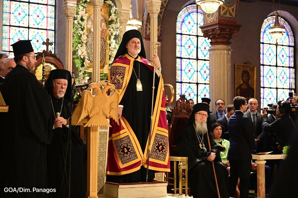 Η ενθρόνιση του Αρχιεπισκόπου Αμερικής Ελπιδοφόρου: Κατρούγκαλος, Πατούλης και Μαρέβα Μητσοτάκη στη Νέα Υόρκη