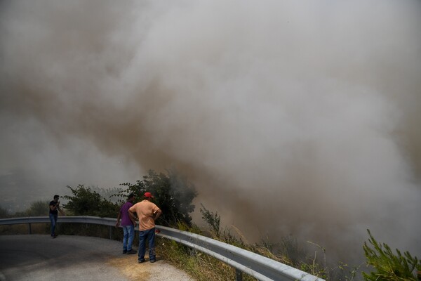 Φωτιά στην Εύβοια: Σε κατάσταση έκτακτης ανάγκης κηρύχθηκαν περιοχές του νησιού