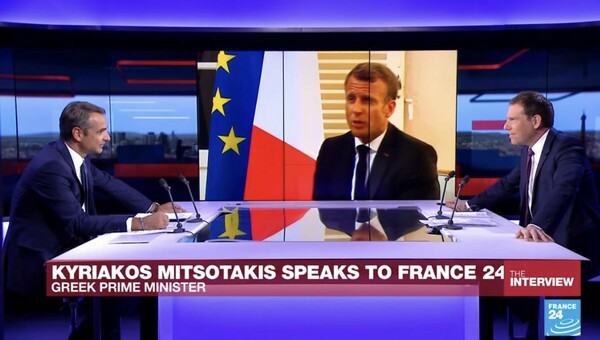 Μητσοτάκης στο France 24: Η Ελλάδα δεν έχει λάβει αίτημα για ελλιμενισμό του Ιρανικού τάνκερ