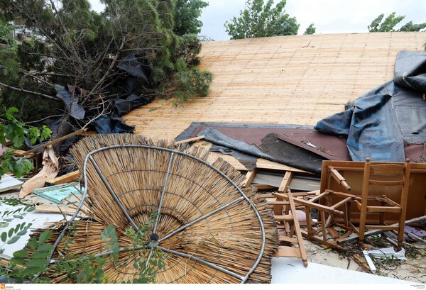 Χαλκιδική: H καταιγίδα ισοπέδωσε τα πάντα - Εικόνες από ψηλά αποκαλύπτουν την καταστροφή