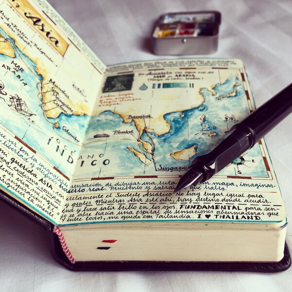 Tο σημειωματάριο ταξιδιών ως έργο τέχνης