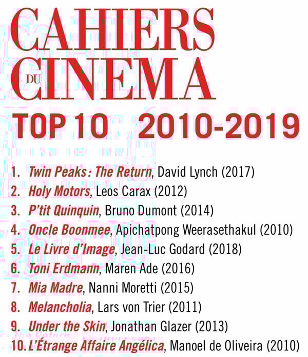Σινεμά ή τηλεόραση;: Το Cahiers du Cinema επιλέγει ως κορυφαία ταινία της δεκαετίας το ‘Twin Peaks:The Return’