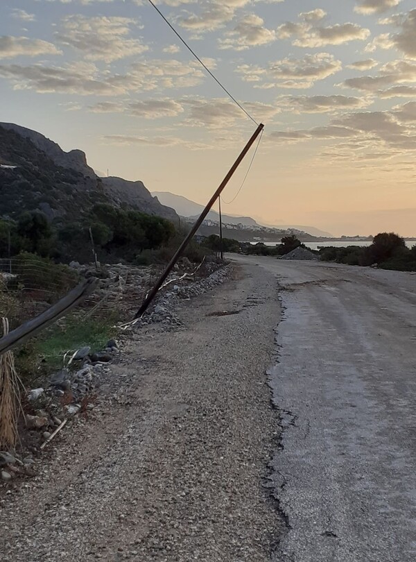 Προβλήματα από την κακοκαιρία στα Χανιά - Πλημμύρισαν σπίτια και επιχειρήσεις