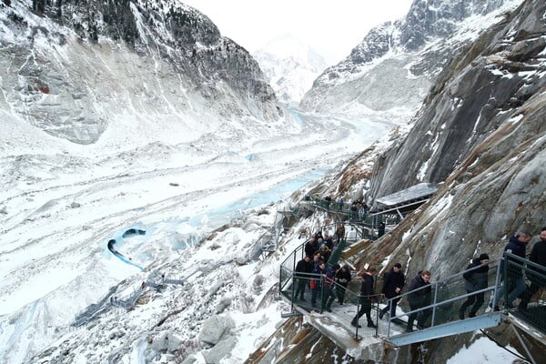 H Γαλλία παίρνει μέτρα στο Mont Blanc- Περιορίζει την πρόσβαση