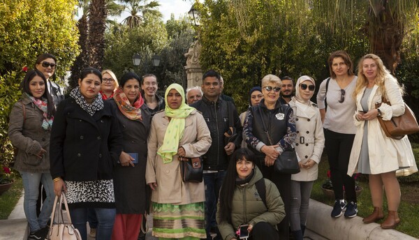 Γνωριμία με τον ελληνικό πολιτισμό: Πρόσφυγες επισκέπτονται το Μουσείο Μπενάκη