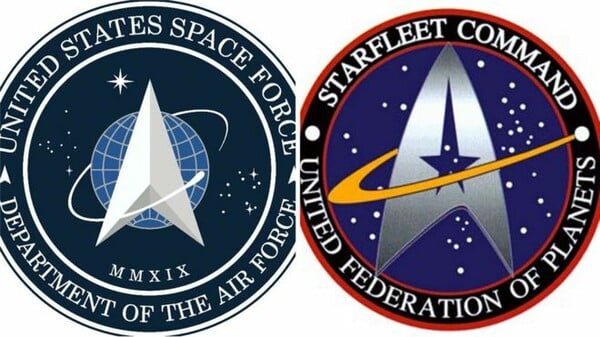 Γέλια στις ΗΠΑ με το νέο logo της Space Force που είναι «κλεμμένο» από το Star Trek