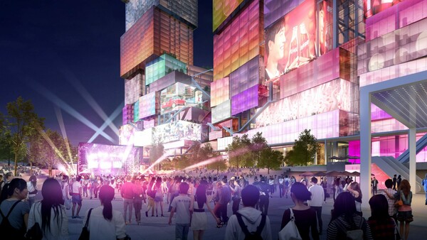 Οι δίδυμοι πύργοι της Ταϊπέι που έχουν χαρακτηριστεί ως «η Times Square της Ταϊβάν»
