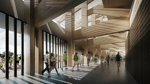 To πρώτο στον κόσμο «πράσινο» γήπεδο - Σχεδιασμένο από τους Zaha Hadid Architects για ομάδα παικτών που έγιναν vegan