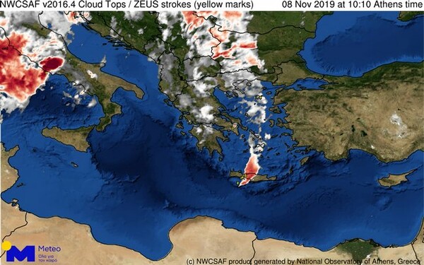 Meteo: Πού καταγράφηκαν τα μεγαλύτερα ύψη βροχόπτωσης - Εξασθενούν σταδιακά τα φαινόμενα