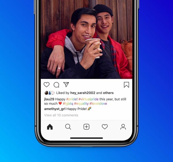 Το Instagram στα χρώματα του ουράνιου τόξου με αφορμή το Pride 2020