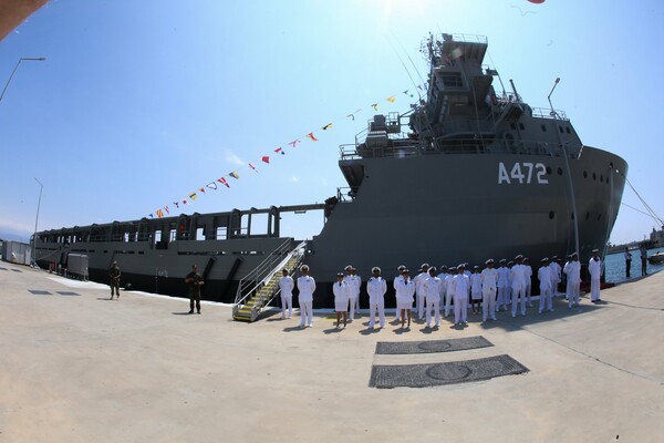 Το πλοίο «Ηρακλής» εντάχθηκε στο Πολεμικό Ναυτικό - Δωρεά του εφοπλιστή Πάνου Λασκαρίδη